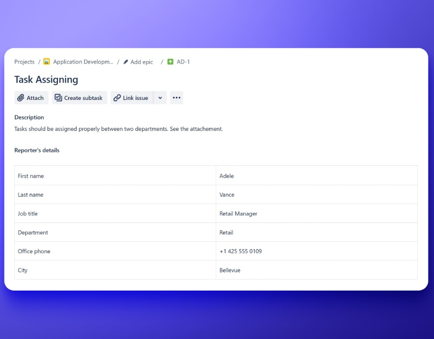 Map and synchronize attributes