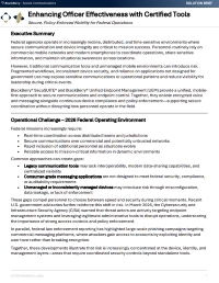 Enhancing Officer Effectiveness with Certified Tools