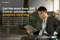 Get the most from SAP Concur solutions with analytics reporting