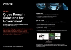 Cross Domain Solutions for Government