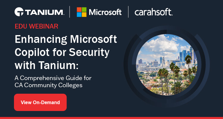 Stream the Enhancing Microsoft Copilot for Security with Tanium Webinar