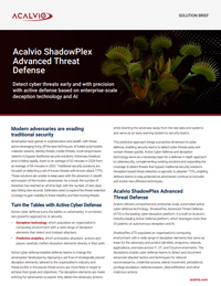 Acalvio ShadowPlex Advanced Threat Defense