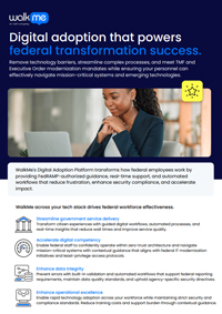 Digital Adoption that Powers Federal Transformation Success