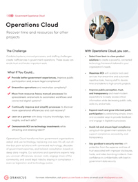Operations Cloud - Achieve Greater Operational Efficiency