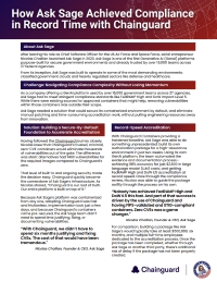 How Ask Sage Achieved Compliance in Record Time with Chainguard