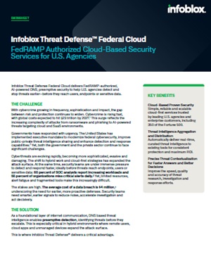 Threat Defense Federal Cloud Data Sheet