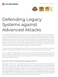 Defending Legacy Systems against Advanced Attacks