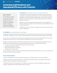 Achieving Audit Readiness and Operational Efficiency with Clearinfo
