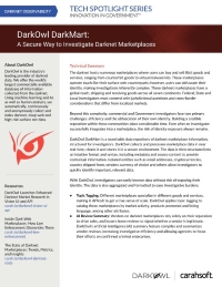 DarkOwl DarkMart: A Secure Way to Investigate Darknet Marketplaces