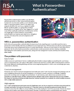 RSA Passwordless Authentication