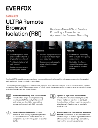 ULTRA Remote Browser Isolation (RBI)