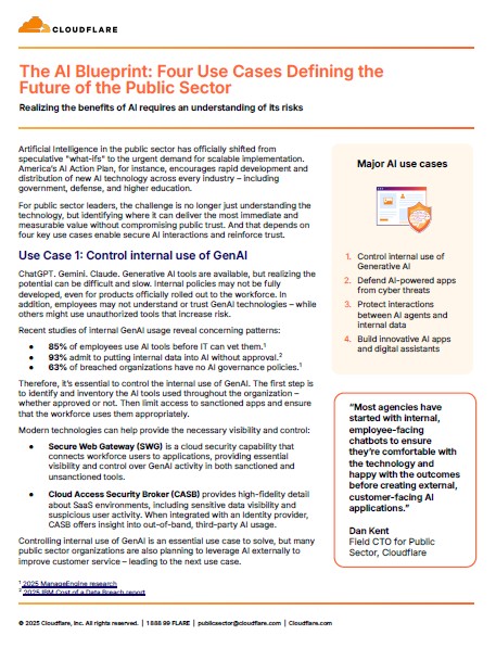 The AI Blueprint: Four Use Cases Defining the Future of the Public Sector