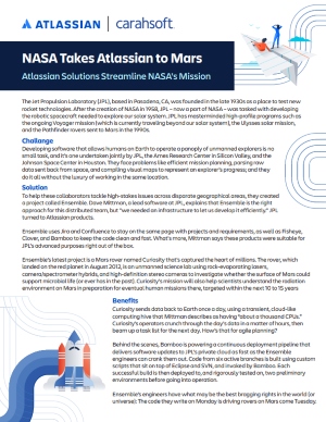 NASA Takes Atlassian to Mars