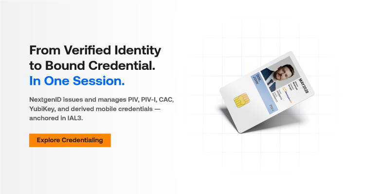 From Verified Identity to Bound Credential. In One Session.