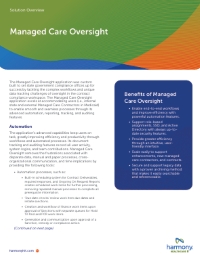Managed Care Oversight