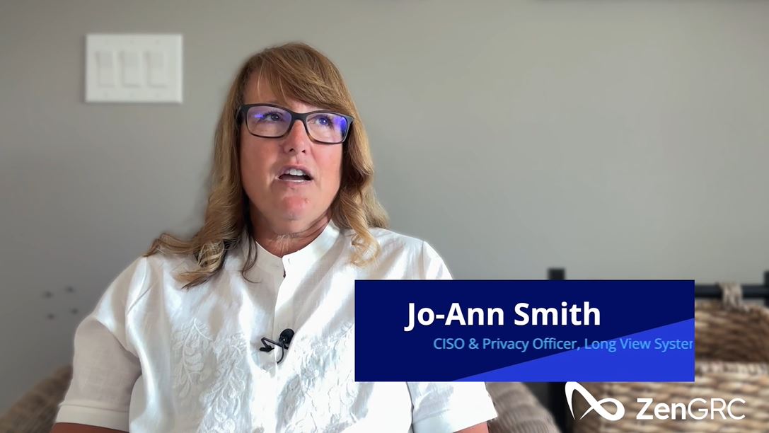 ZenGRC Jo-Ann Smith Testimonial