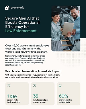 Secure Gen AI that Boosts Operational Efficiency for Law Enforcement