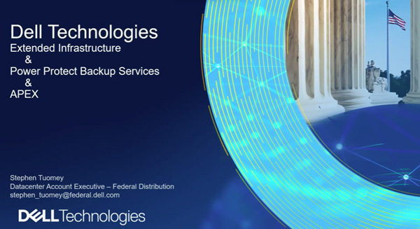 7. Dell Webinar Series - Dell Ecosystem, EI, and APEX Backup Services