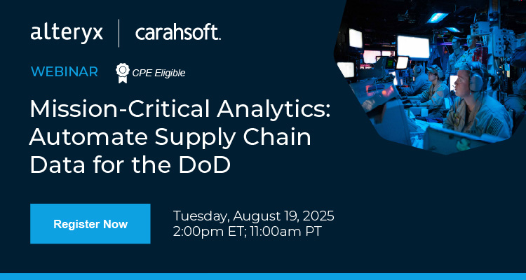 Mission-Critical Analytics - Automate Supply Chain Data for the DoD