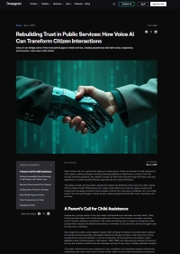 Rebuilding Trust in Public Services: How Voice AI Can Transform Citizen Interactions