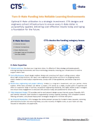 Turn E-Rate Funding Into Reliable Learning Environments
