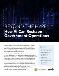 Beyond the Hype: How AI Can Reshape Government Operations