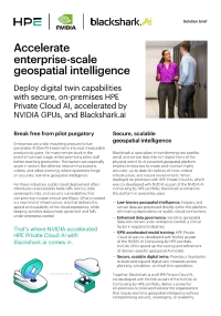 Accelerate Enterprise-Scale Geo-Spatial Intelligence