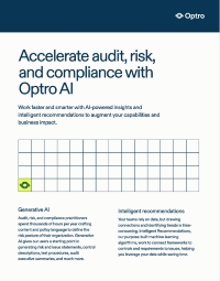 Accelerate audit, risk, and compliance with Optro AI