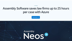 Assembly Software saves law firms up to 25 hours per case with Azure