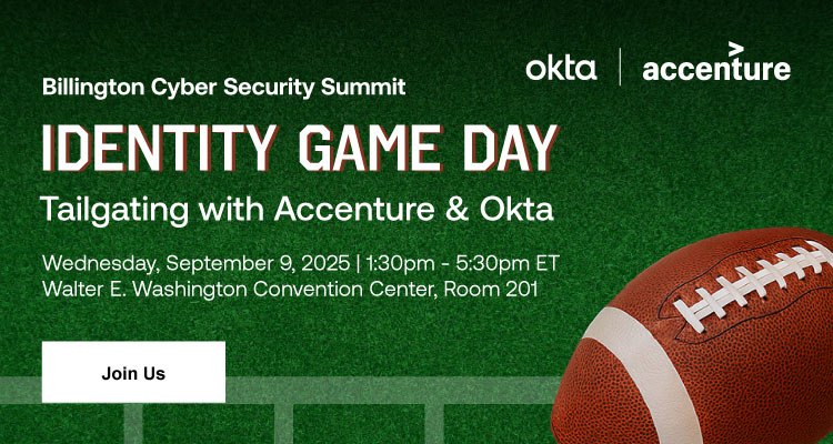 Identity Game Day: Tailgating with Accenture & Okta Event Banner
