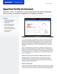 OpenText Fortify On Demand