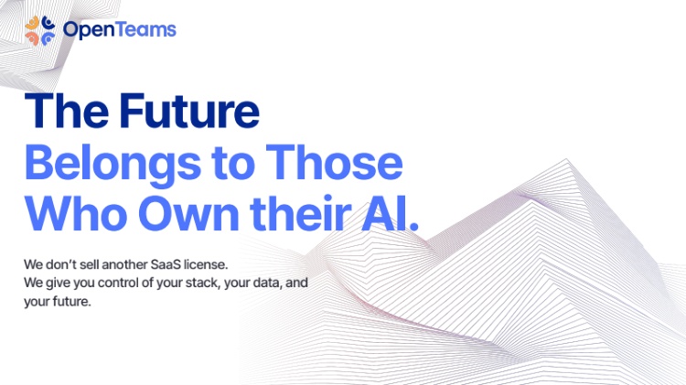 The Future Belongs to Those Who Own their AI slide deck