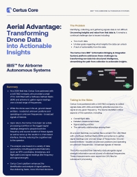 IBIS™ for Airborne Autonomous Systems