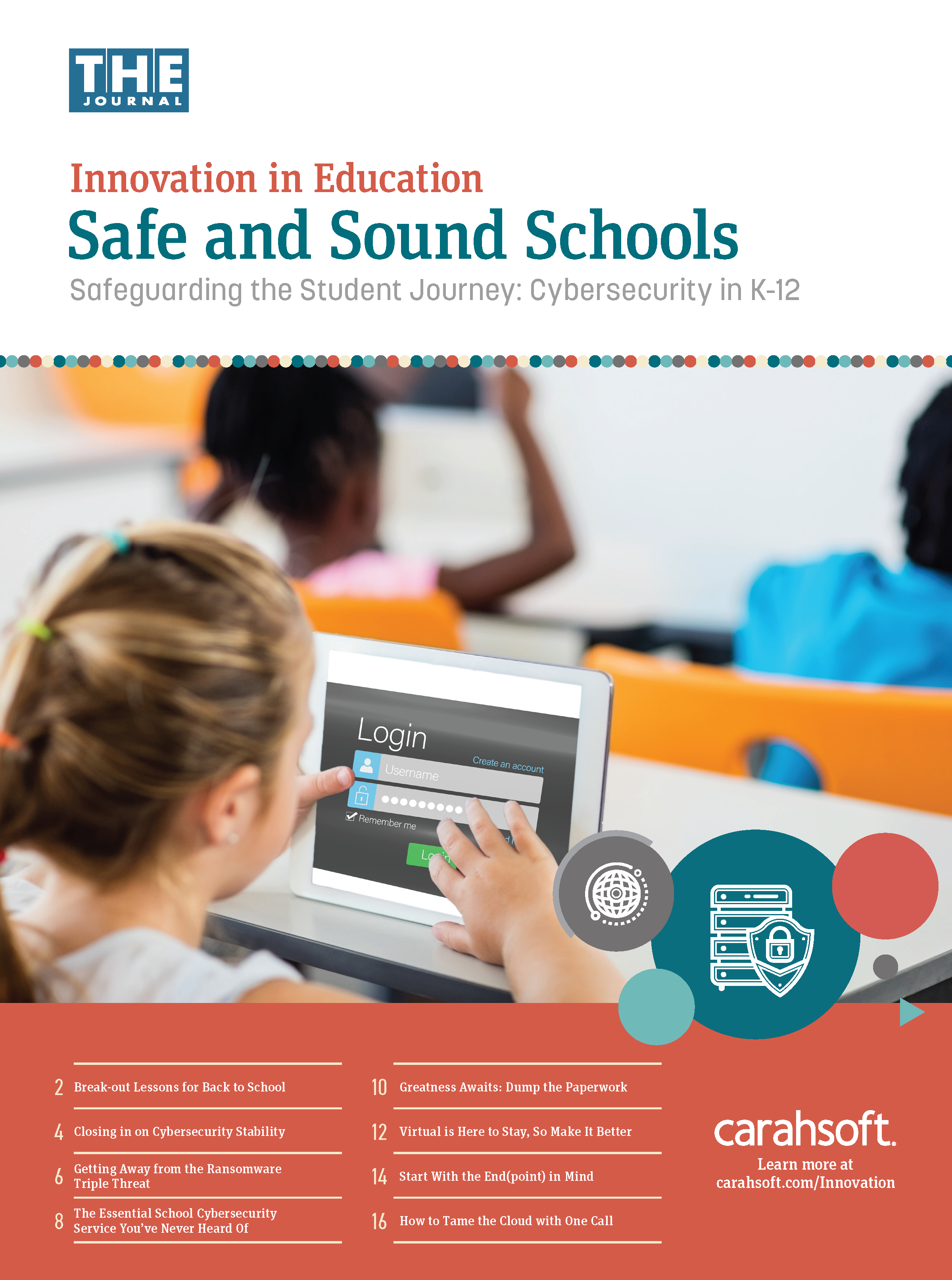 THE Journal Safe and Sound Schools Report cover