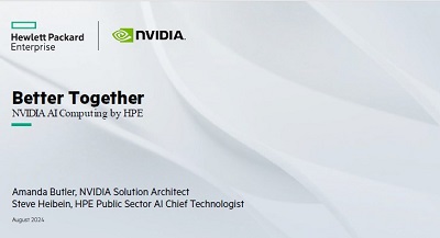 Better Together: NVIDIA AI Computing by HPE