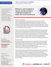 Efficiency and Compliance: Tanium and ServiceNow’s Integrated Solution for State and Local Government