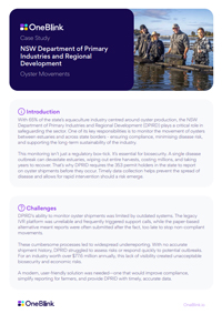 NSW Department of Primary Industries and Regional Development: Oyster Movements