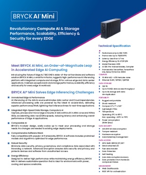Revolutionary Compute AI & Storage Performance, Scalability, Efficiency & Security for Every EDGE