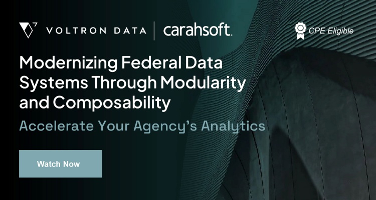 Modernizing Federal Data Systems Through Modularity and Composability Event Banner