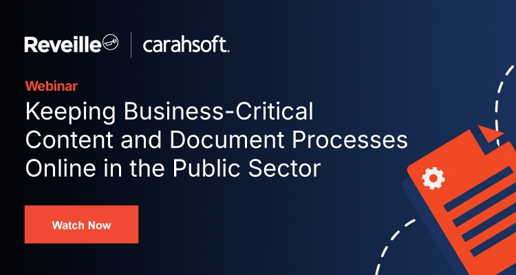 Keeping Business-Critical Content and Document Processes Online in the Public Sector Event Banner