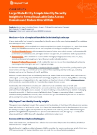 Large State Entity Uses Identity Security Insights to Uncover Data Across Domains and Reduce Risk