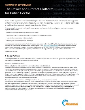 The Power and Protect Platform for Public Sector