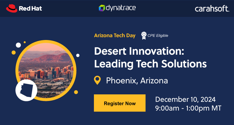 Register now and see us at Arizona Tech Day: Desert Innovation!