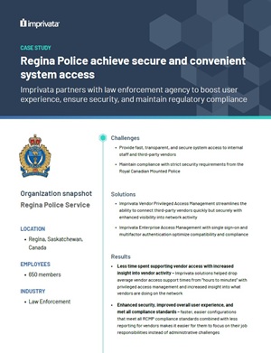 Regina Police Achieve Secure and Convenient System Access