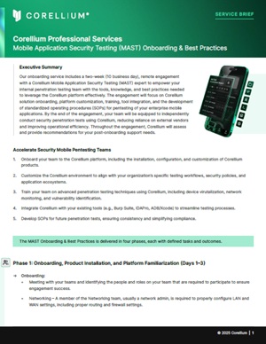 Corellium Professional Services