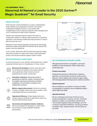 Abnormal AI Named A Leader in the 2025 Gartner® Magic Quadrant™ for Email Security