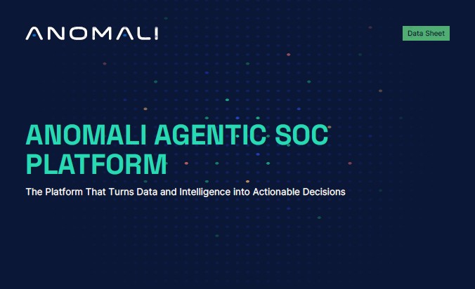 Anomali Agentic SOC Platform