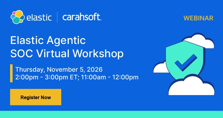 Elastic Agentic SOC Virtual Workshop | Event Banner 