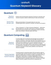 Quantum Keyword Glossary