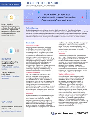 How Project Broadcast's Omni-Channel Platform Streamlines Government Communications
